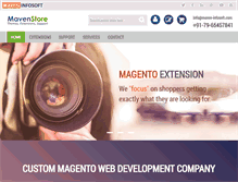 Tablet Screenshot of magentocrux.mavenstore.com